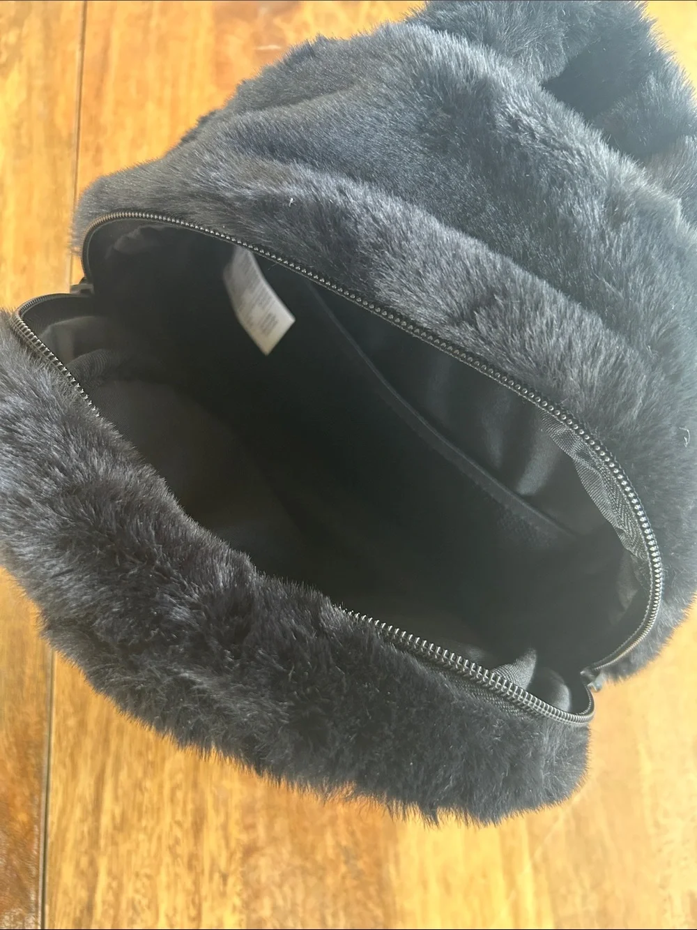 Cute Nike fuzzy mini backpack